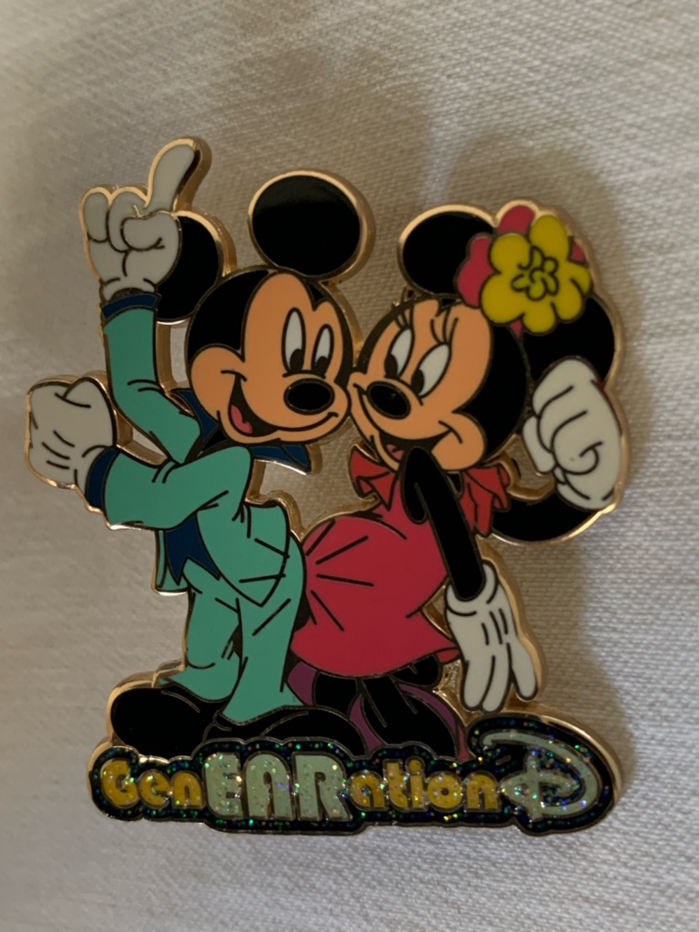 Disney Pin GenEARation D Is You and Me Mickey & Minnie Disco 70's Artist Proof